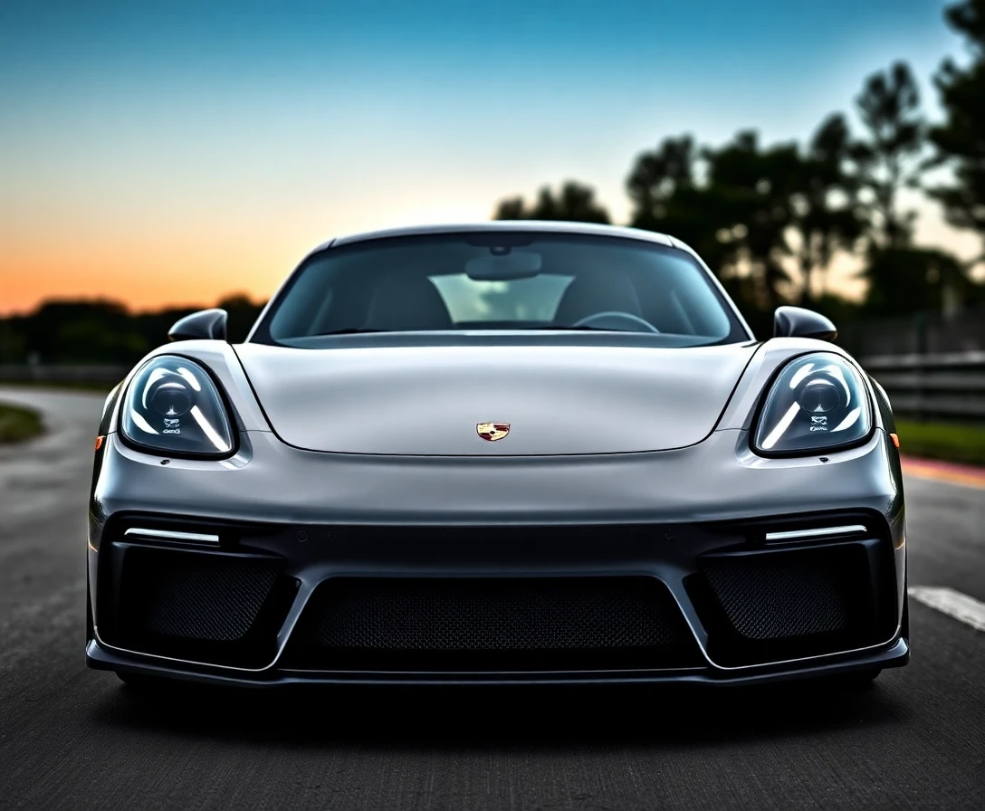 Porsche 718 Cayman GT4 RS, vue de face